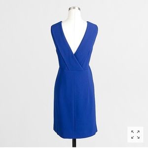 J.Crew Factory Crepe V-Back Shift Dress Size 8